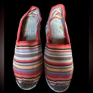 Couso Main Flat Striped Espadrilles